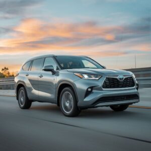 2025-toyota-highlander-on-highway-near-toyota-body-shop-Cerritos